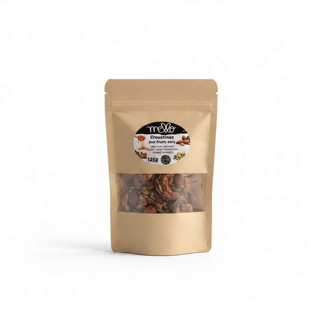 Croustines Mello aux Fruits Secs – 125g Croustines Mello aux Fruits Secs – Image 1