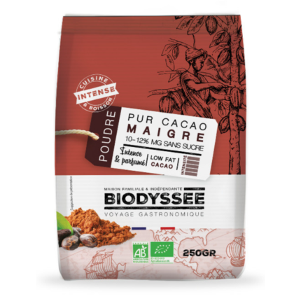 Cacao Maigre Biodyssee 250g